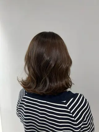 ミディアム よしのり genieeのヘアスタイル