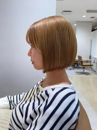 ショート カラー クロスパーマ🥇韓国 ヘア🇰🇷濵田航希のヘアスタイル