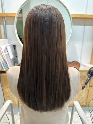 ロング 松本 莉央のヘアスタイル