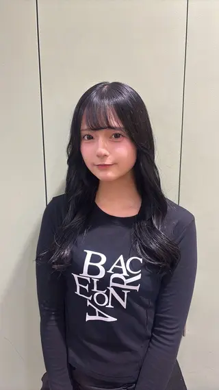 セミロング カラー 高野 春菜のヘアスタイル
