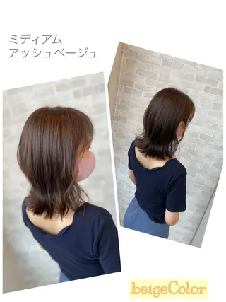 ミディアム カラー Well's TAIGAのヘアスタイル