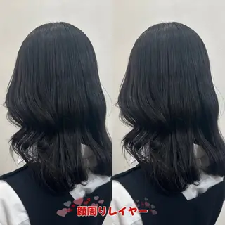 ミディアム lovis🧸ゆうあ 🧸/透明感カラーのヘアスタイル