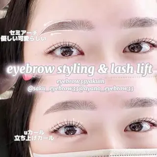 マツエク・マツパ 🎀Ayano🎀 アイブロウ33大名店のマツエク・マツパデザイン