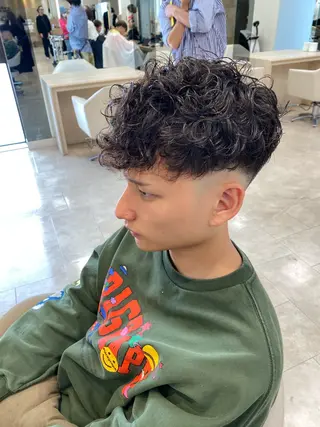 ショート パーマ メンズ 湘南/メンズパーマ/ 支持率No.1ユチカのヘアスタイル