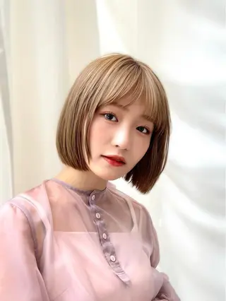 ショート カラー パーマ ヘアアレンジ レイヤーカット/ボブ /縮毛矯正✨大輝のヘアスタイル