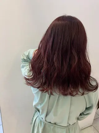 セミロング カラー ヘアアレンジ キッズ 竹井 寛喜のヘアスタイル