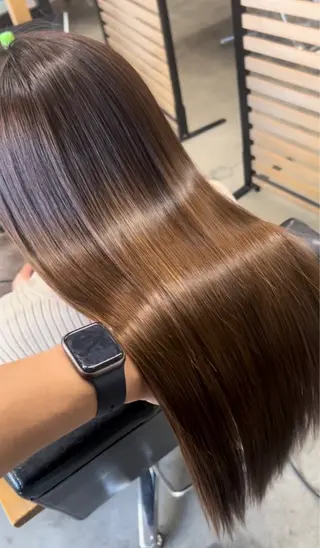 ロング ひろし/髪質改善/ 縮毛矯正/上品✨のヘアスタイル