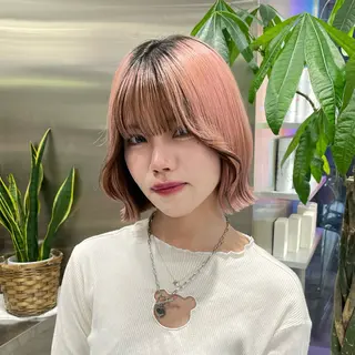 カラー クルミ/ 💕ワンホンネイルのネイルデザイン