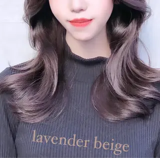 ロング カラー ブリーチなし透明感カ ラー×韓国ヘア♡ヒデのヘアスタイル