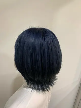 ミディアム カラー あべ ゆうかのヘアスタイル