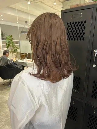 セミロング sliver renのヘアスタイル