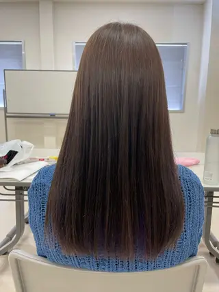 ロング カラー 齋藤 美幸のヘアスタイル