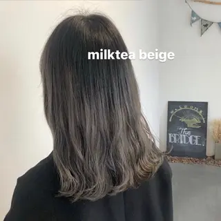 ミディアム カラー GPIP 近藤沙樹のヘアスタイル