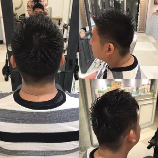 ショート メンズ Livnaリヴナ立川所属・レイヤー/ハイライト /立川/赤池宏隆のヘアスタイル