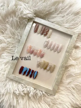 ネイル 《まつげパーマ・アイブロウ・ヘアメイク専門店》Le vail 札幌円山店所属・Le vail 札幌円山店のネイルデザイン