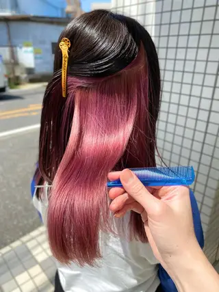 ロング カラー VIF所属・🗻飯田誠也🗻 カットカラー得意のヘアスタイル