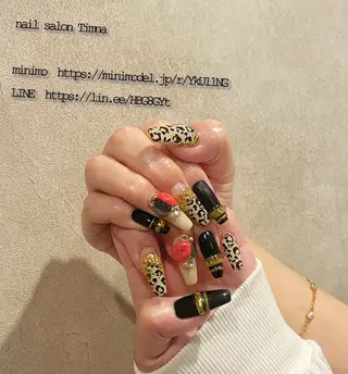 ロング NAILSALON 🍔Timna🍟のネイルデザイン
