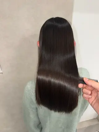 ロング パーマ 髪質改善/縮毛矯正 /ブリーチ矯正/岡部のヘアスタイル