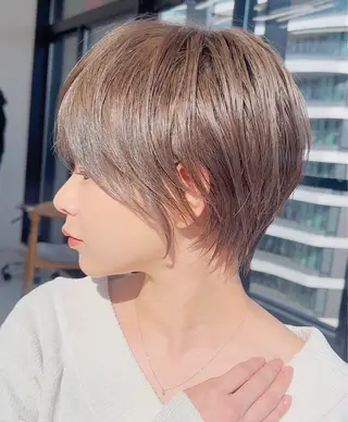 ショート 名古屋／似合わせ カット／カラー🫧のヘアスタイル