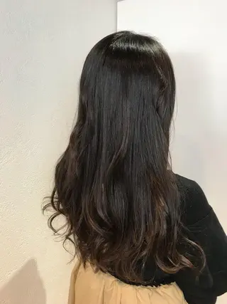 ロング カラー デザインカラー🌈 高木リョウのヘアスタイル