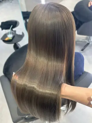 ロング カラー 心斎橋/ブリーチなし 髪質改善/レイヤーのヘアスタイル