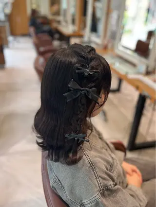 ミディアム ヘアアレンジ ヘアメ🎀 ゆきみ🎀のその他イメージ