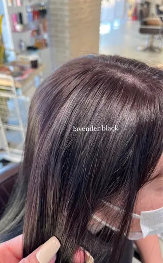 ロング カラー 大野 桃果のヘアスタイル