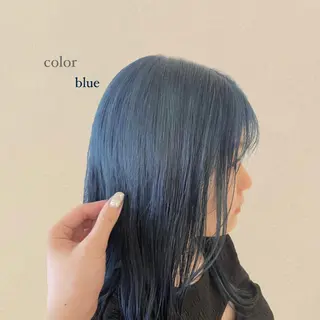 ロング カラー 小宮山 桃加のヘアスタイル