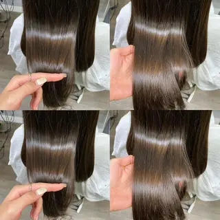 セミロング ✨韓国風カット/艶髪 カラー✨yumeのヘアスタイル