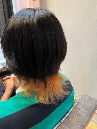 ミディアム 💜N°大分💜 三浦のヘアスタイル