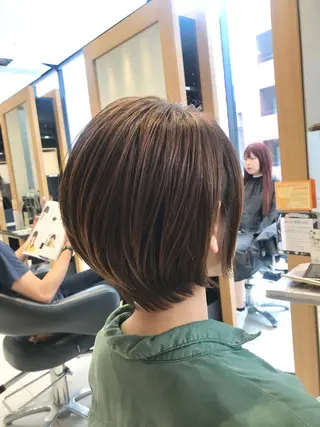 ショート ショート白髪染め無料 ／河瀬謙介のヘアスタイル