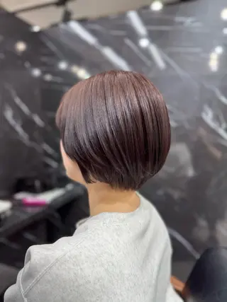 ショート JIN|乾かしただけ 美髪矯正本格髪質改善のヘアスタイル