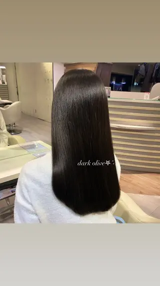 ロング カラー かどたはるな レイヤー/パーマのヘアスタイル