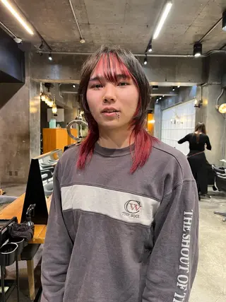 ミディアム カラー メンズ 💈ishizuka seiji💈のヘアスタイル