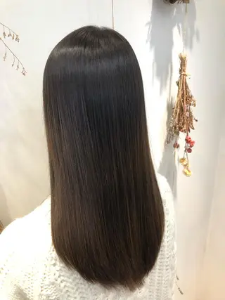 ロング コテ巻き風パーマ/ 髪質改善/河島恭平のヘアスタイル