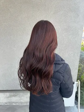 ロング カラー 浅岡 みちるのヘアスタイル