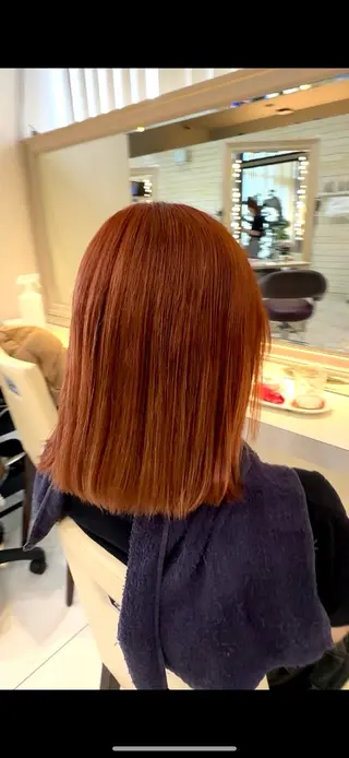 カラー Ancheri by flammeum戸塚店所属・ひな/ボブカット/ ブリーチなしWカラーのヘアスタイル