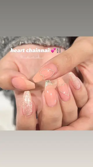 ネイル 🎀チーク/ちゅるん 🫧chisa🎀のネイルデザイン