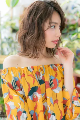 ミディアム 小顔カット得意🌟 岩渕麻由のヘアスタイル