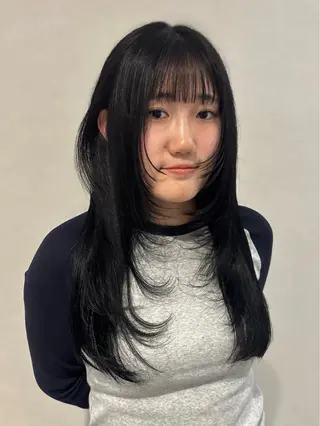 ロング カラー CHAINON×FeM#所属・名駅/sHiHo/透 明感カラー✨🎀/のヘアスタイル