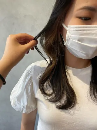 ロング カラー メンズ特化⚜️ 藤原あずさのヘアスタイル