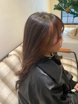 ロング カラー en:s【新潟万代】 🌈川瀬瑠那のヘアスタイル