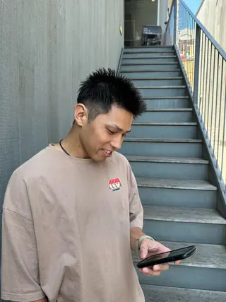 ショート 似合わせレイヤー 海外風レイヤーmioのヘアスタイル