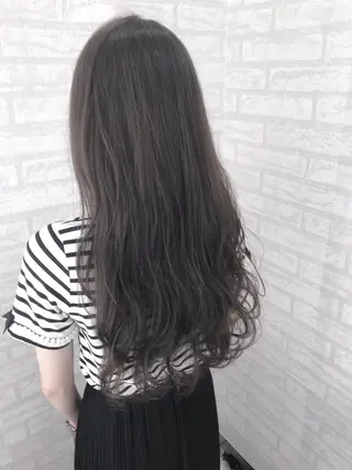 ロング カラー 🥇ブリーチ無し 透明感🥇佐藤のヘアスタイル