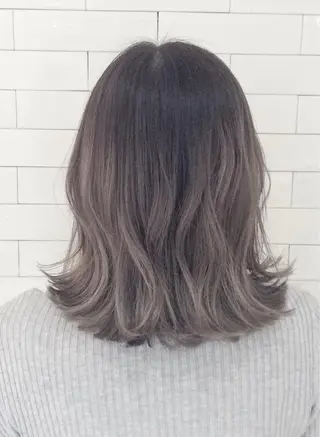 ショート ミディアム カラー レイヤーカット× 髪質改善たもりのヘアスタイル