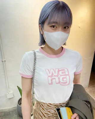 ショート カラー ヘアアレンジ 丸山渉/パーマ エフェクトブリーチのヘアスタイル