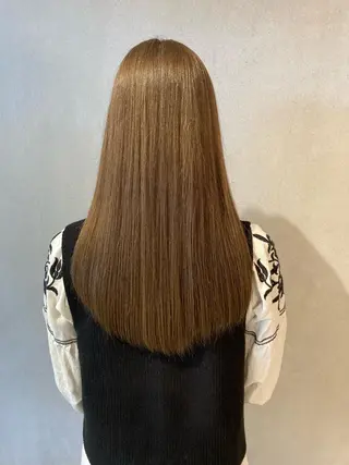 ロング ボブ/透明感カラー /坂口恵梨子のヘアスタイル