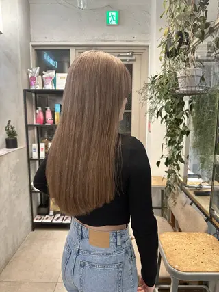 ロング カラー REINA☁️透明感 カラー/ぷつっと♡のヘアスタイル