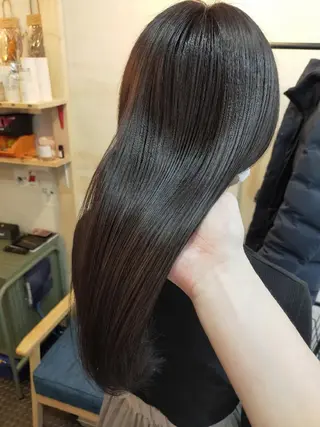 セミロング カラー SUN GLOW  サングロウ所属・水素トリートメント／ 髪質改善/ナカノメのヘアスタイル