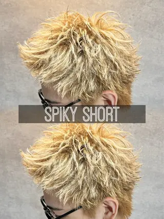 ショート メンズ センターパート/フェ ザー🔥SHUYAのヘアスタイル